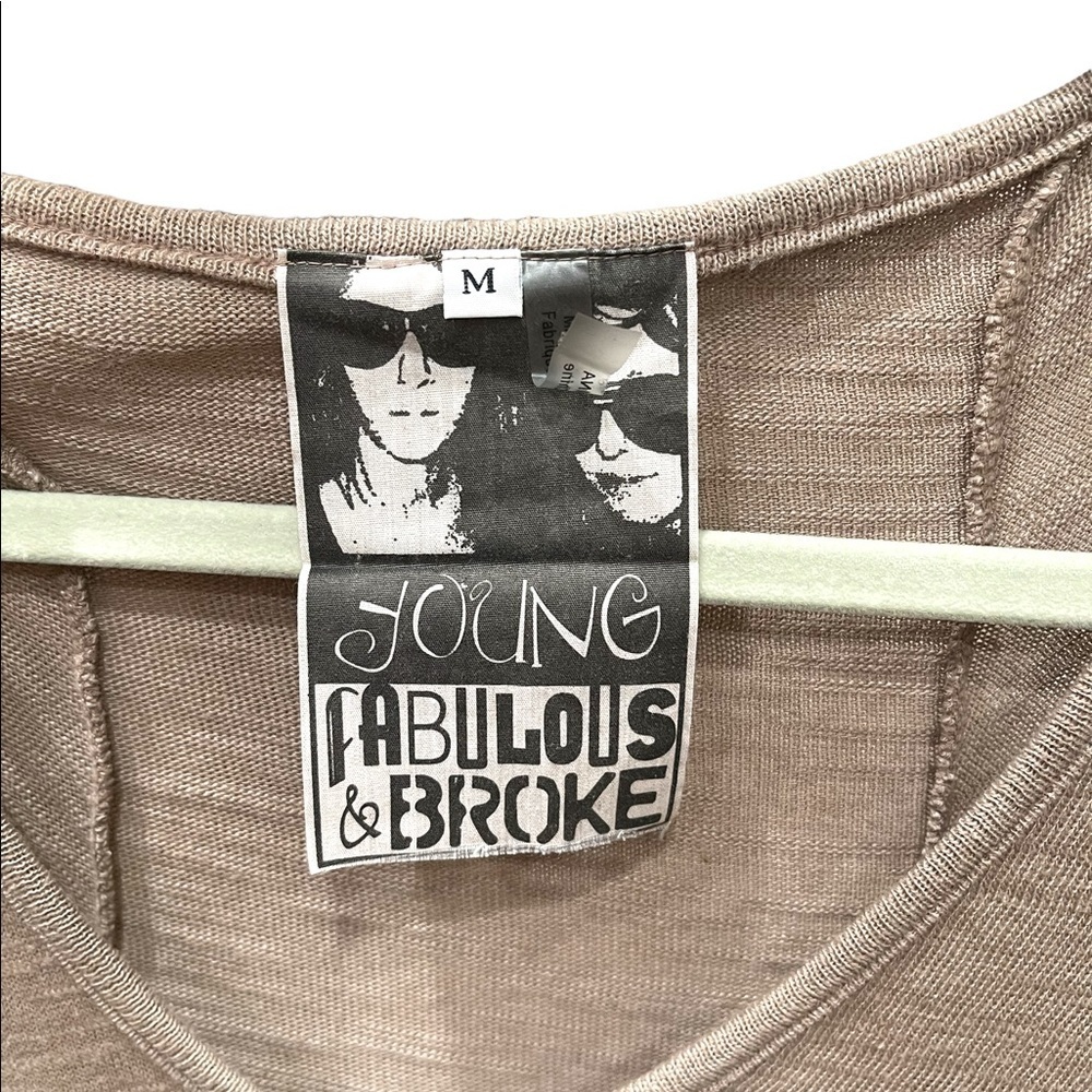 Young Fabulous & Broke long sleeve Size M - Picture 3 of 3